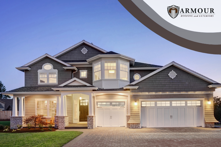 Well-coordinated roofing color complementing the overall exterior of a house | Lakewood Roofing Companies