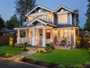 Visually appealing roof design enhancing the curb appeal of a home.