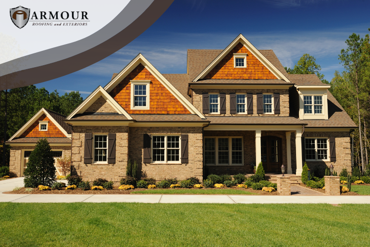 Beautiful home with new asphalt roofing adding value and curb appeal.
